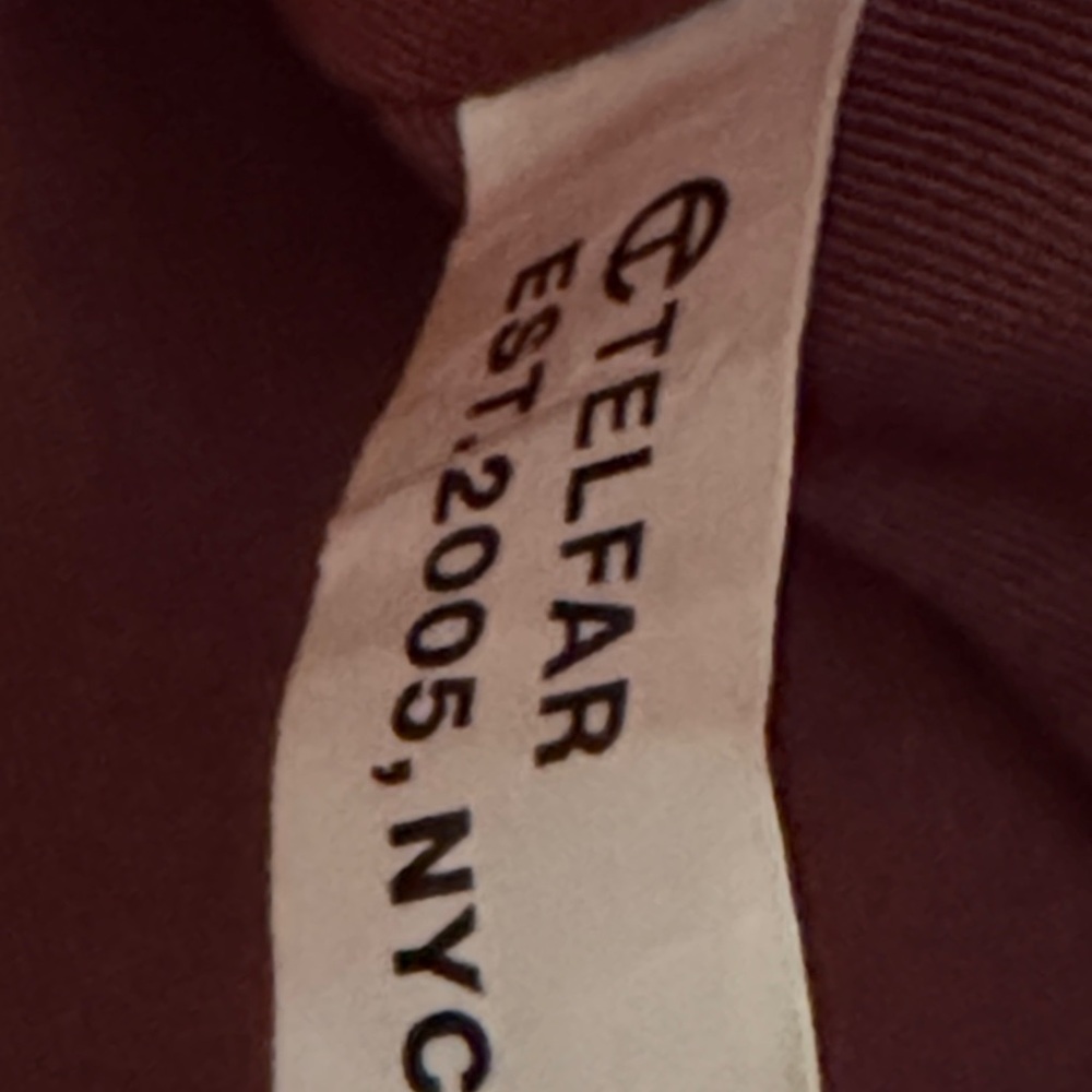 Telfar Deep Burgundy Vegan 2005 Tote Shopper - Picture 12 of 17